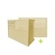 DECOCLIM - ALU - Ivory (RAL 1014) - Size L with rear side Cheap outdoor air conditioning protection