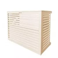 DECOCLIM - ALU - Cream white (RAL 9001) - Size M cheap white air conditioning unit cover