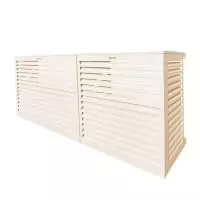 DECOCLIM - ALU - Cremeweiß (RAL 9001) - Größe L Doppelseitiges Modell DECOCLIM® - ALU - Blanc - taille L Modèle double latéral