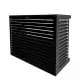 DECOCLIM - ALU - Dark black (RAL 9005) - Size S Air conditioning trunk