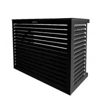 DECOCLIM - ALU - Dark black (RAL 9005) - Size L cheap heat pump cover