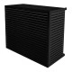 DECOCLIM - ALU - Dark black (RAL 9005) - Size XL Air conditioning trunk