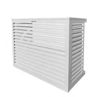 DECOCLIM - ALU - Lichtgrijs (RAL 7035) - Maat S Goedkope airconditioning hoes