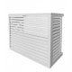 DECOCLIM - ALU - Lichtgrijs (RAL 7035) - Maat S Goedkope airconditioning hoes