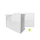 DECOCLIM - ALU - Lichtgrijs (RAL 7035) - Maat S met achterwand Daikin Mitsubishi airconditioning hoes