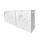 DECOCLIM - ALU - Hellgrau (RAL 7035) - Größe M Doppelseitiges Modell DECOCLIM® - ALU - Blanc - taille M Modèle double latéral