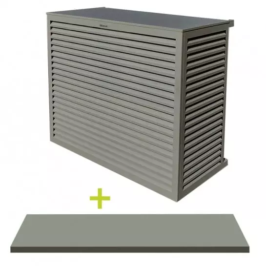 DECOCLIM® - ALU - Weiß - Größe XL mit Unterseite