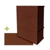 DECOCLIM - ALU - Red brown (RAL 8012) - Size XXL with underside DECOCLIM® - ALU - White - size XXL with underside