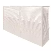 DECOCLIM - ALU - Blanc crème (RAL 9001) - Größe XXL Doppeltes Modell DECOCLIM - ALU - Blanc crème (RAL 9001) - Größe XXL Doppeltes Modell