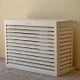 DECOCLIM - ALU - Light ivory (RAL 1015) - Size S air conditioning compressor cover