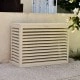 DECOCLIM - ALU - Light ivory (RAL 1015) - Size S air conditioning compressor cover