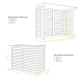 DECOCLIM® - BOIS - taille M Cache climatiseur bois