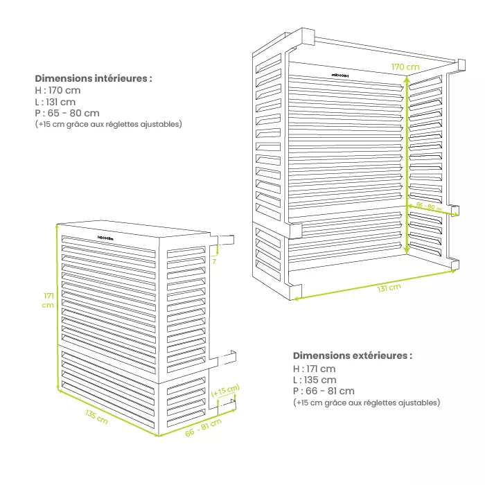 DECOCLIM® - ALU - Anthracite - size XXL