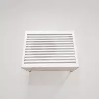 Underside only - ALU - White - Size S cheap white exterior air conditioning base cover