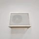 Bottom side only - ALU - Light ivory (RAL 1015) - Size S cheap white exterior air conditioning base cover