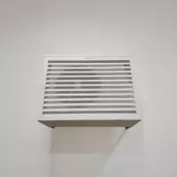 Bottom side only - ALU - Light gray (RAL 7035) - Size S cheap white exterior air conditioning base cover