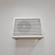 Bottom side only - ALU - Cream white (RAL 9001) - Size S cheap white exterior air conditioning base cover