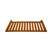 Underside only - WOOD - size S Wooden exterior air conditioning engine cover