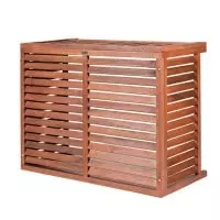 DECOCLIM® - BOIS - taille L abri pompe piscine pas cher