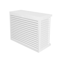 DECOCLIM® - ALU - Blanc (RAL 9010) - Taille M Cache groupe clim pas cher blanc