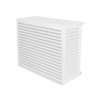 DECOCLIM® - ALU - Blanc (RAL 9010) - Taille L Cache pompe a chaleur pas cher