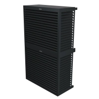 DECOCLIM - ALU - Anthracite (RAL 7016) - Taille L Modèle double cache groupe exterieur clim