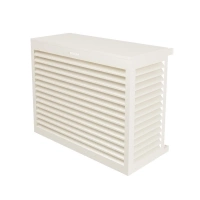 DECOCLIM - ALU - Blanc crème (RAL 9001) - Taille M Cache clim daikin mitsubishi