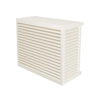 DECOCLIM - ALU - Blanc crème (RAL 9001) - Taille L Caisson blanc creme anti nuisance sonore clim