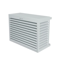 DECOCLIM - ALU - Light gray (RAL 7035) - Size S Cheap air conditioning cover