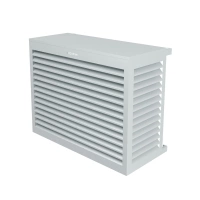 DECOCLIM - ALU - Grigio chiaro (RAL 7035) - Taglia M cache groupe clim pas cher blanc