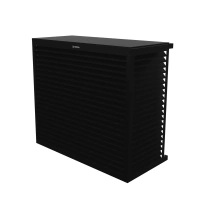 DECOCLIM - ALU - Dark black (RAL 9005) - Size XL Air conditioning trunk