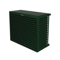 DECOCLIM - ALU - Moss green (RAL 6005) - Size L Pretty moss green aluminum air conditioning cover