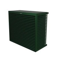 DECOCLIM - ALU - Moss green (RAL 6005) - Size XL Green air conditioning cover for hedges