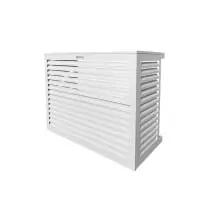 DECOCLIM® - ALU - Blanc (RAL 9010) - Taille S Cache climatisation pas cher