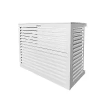 DECOCLIM® - ALU - Blanc (RAL 9010) - Taille M cache groupe clim pas cher blanc